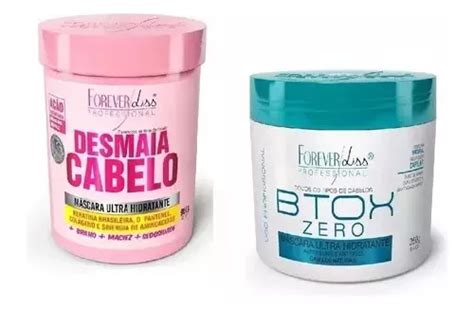 Forever Liss Máscara Desmaia 950g Btox Zero 250g Brinde