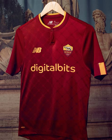 AS Roma Unveils New Home Kit For 2022 23 Season SportsLogos Net News