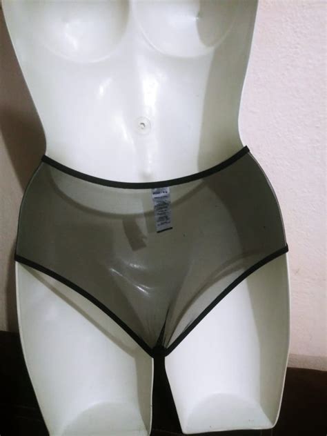 No Ilusión Pantaleta Bikini Negro Super Transparente C encaj Mercado