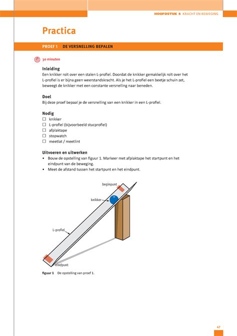 Nova Na Vg H Practica Hoofdstuk Kracht En Beweging Practica