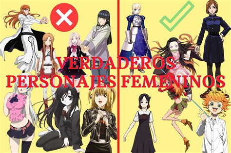 Verdaderos Personajes Femeninos Anime Amino