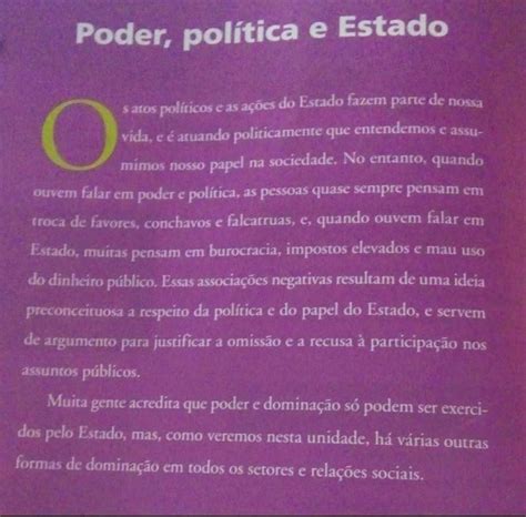 É para fazer um desenho sobre esse texto poder política e estado