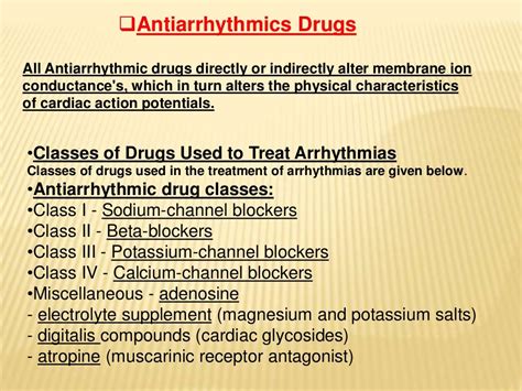 Myocardial Infarction Treatment Drugs