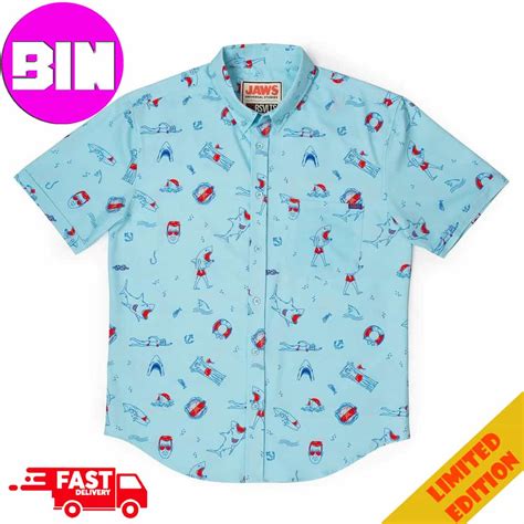 Jaws Amity Island Welcomes You Summer Rsvlts Hawaiian Shirt And Short