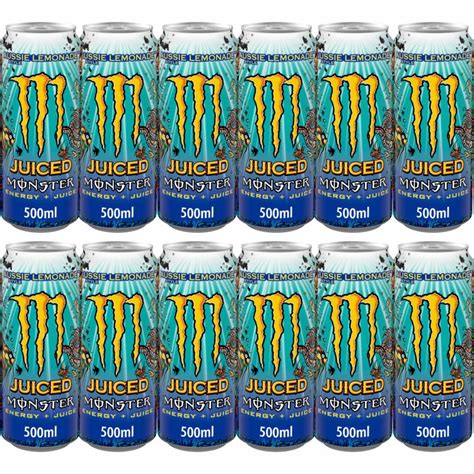 Monster Energy Drink Juiced Aussie Style Lemonade 12er Pack 12x0 5l