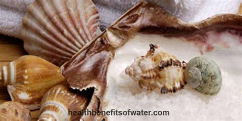 Sea Salt Bath - The health benefits of bathing in sea salt water