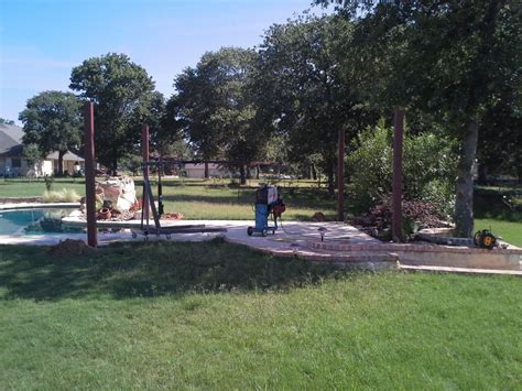 Custom Free Standing Awning Over Swimming Pool La Vernia, Texas ...