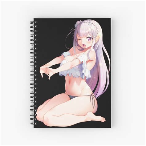 Cute Emilia Bikini Sexy Waifu Kawaii Re Zero Hot Anime RZ Girl