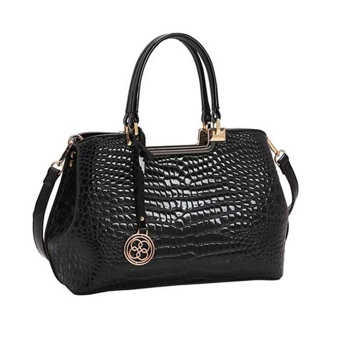 Bolsa Chenson Croco Verniz Feminina Submarino