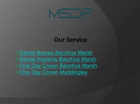 Ppt Uncover The Power Of Dental Braces Bacchus Marsh Today