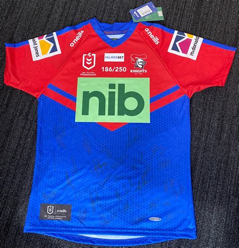 2022 Signed Newcastle Knights Jersey | AirAuctioneer