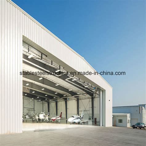 Fabricated Prefab Steel Structural Structure Metal Hall Hangar