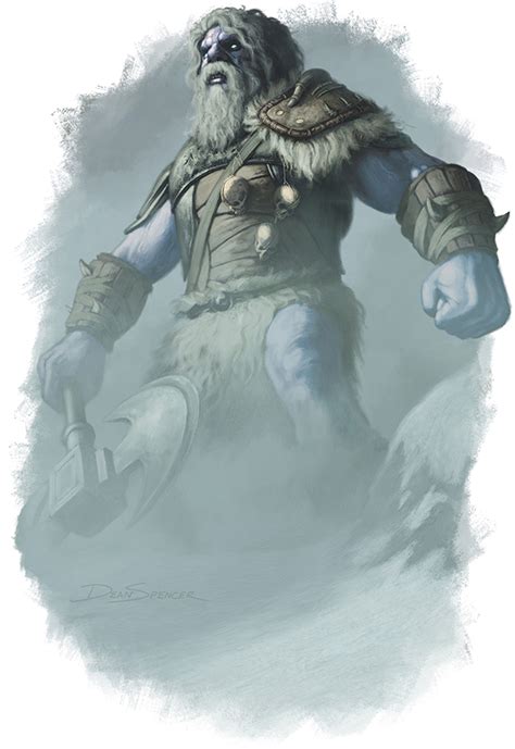 Character Frost Giant Rpg Stock Art Dean Spencer Art Character