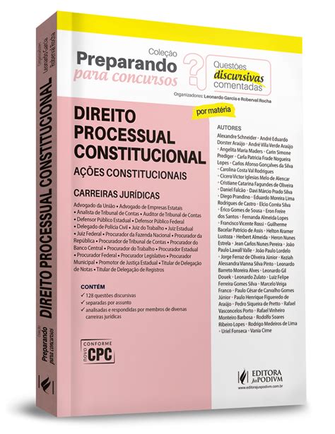 Preparando Para Concursos Quest Es Discursivas Comentadas Direito