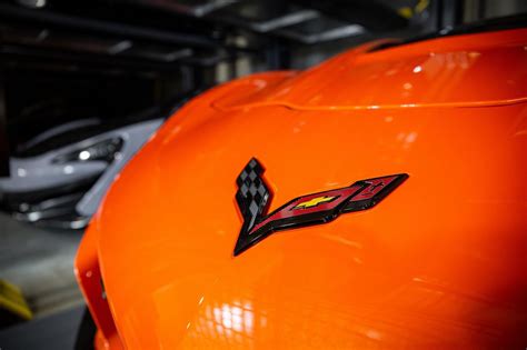 One Owner Corvette Zr In Sebring Orange Was Driven For Just