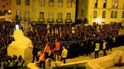 Manifestação de Polícias Lisboa YouTube