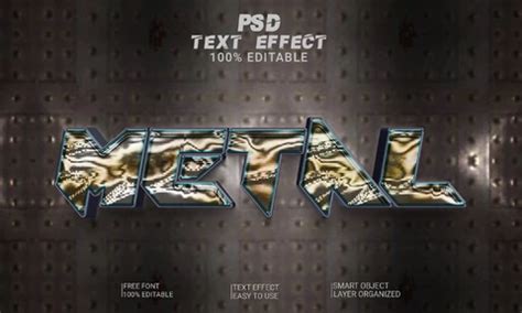 Melted Sliced Heavy Metal Font Style Text Effect | Photoshop PREMIUM ...