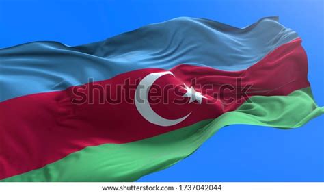 Azerbaijan Flag 3d Realistic Waving Flag Stock Illustration 1737042044 Shutterstock