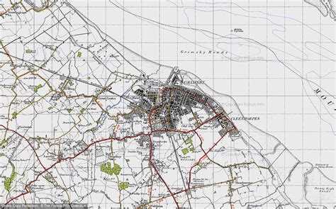 Historic Ordnance Survey Map of Grimsby, 1946