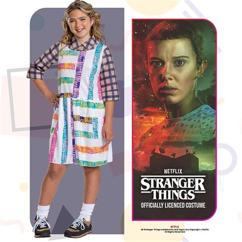 Stranger Things Tween Classic Eleven S4 Look Costume Clothing Shoes