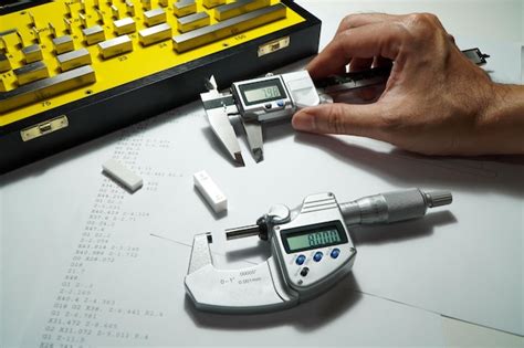 Premium Photo Digital Micrometers And Digital Vernier Calipers