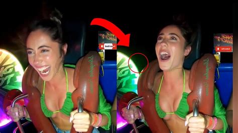 Slingshot Ride Girl Fail Compilation Funny And Shocking Moments 36