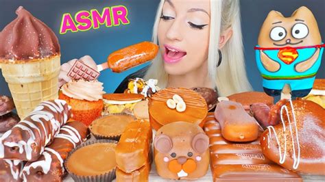 Asmr Eating Chocolate Candy Bars Ice Cream Cake Marshmallow