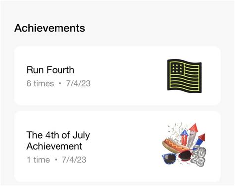 Yo dawg, I heard you like 4th of July achievements : r/nikerunclub