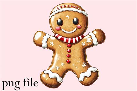 Dabbing Christmas Gingerbread Man Png Gr Fico Por Smmedia Creative