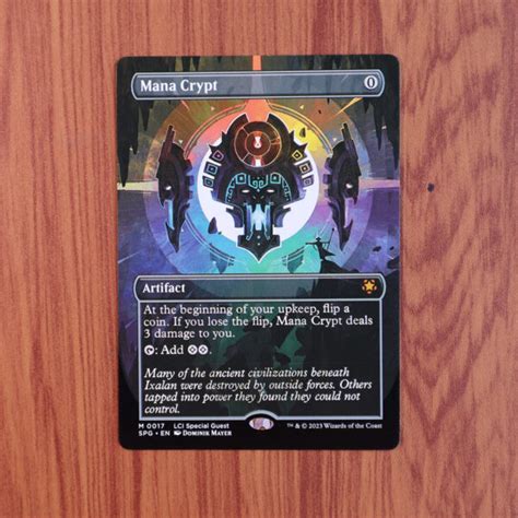 Mana Crypt Special Guests Spg Hologram Magic The Gathering Proxy