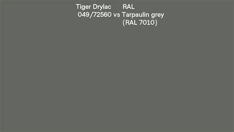 Tiger Drylac Vs Ral Tarpaulin Grey Ral Side By Side