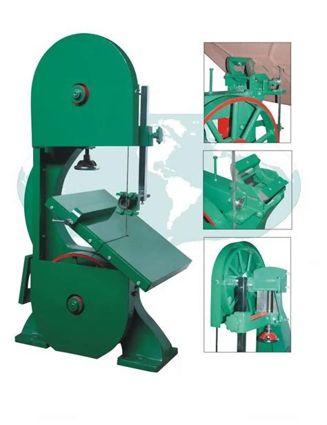 Mild Steel Wood Cutting Vertical Bandsaw Machine C I Body For