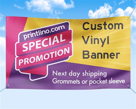 Custom Vinyl Banner Vinyl Banner Printing Full Color Vinyl Etsy