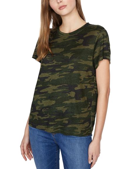 Sanctuary Perfect Camo Printed T Shirt Macys Linen Tee Women Fashion