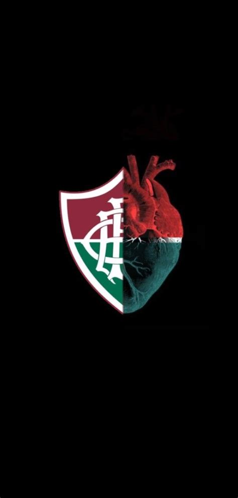 Wallpaper Do Fluminense Metade Cora O Escudo Fluminense Fluminense