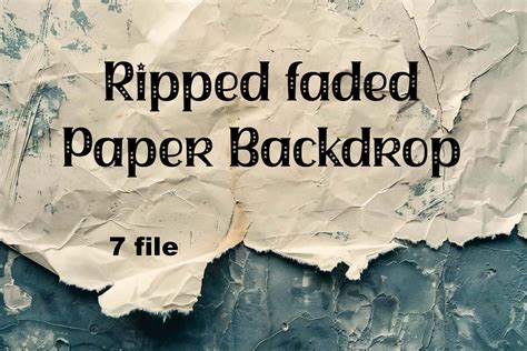 Ripped Faded Digital Paper Backdrop Graphic By Vetalstock Creative