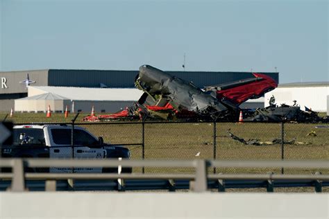 Two Aircraft Collide Crash During Dallas Air Show