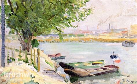 The Ferrymans Boat By Paul Signac Oil Painting Reproduction