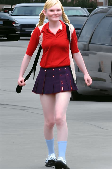 Kirsten Dunst In Pigtails As Schoolgirl Creative Fabrica