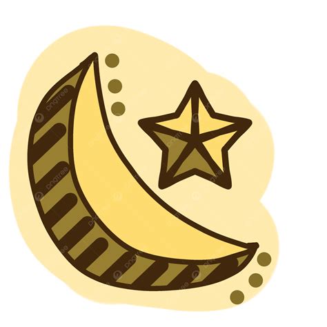 Luna Creciente Amarilla Linda Png Dibujos Luna Creciente Amarillo