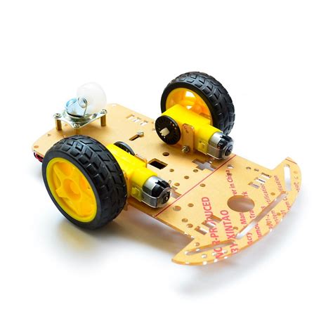 Motor Inteligente Robot Coche Chasis Kit Velocidad Codificador Batería