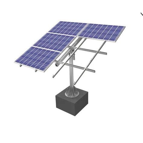 Zinc Aluminum Magnesium PV Ground Structure Solar Panel Support Montage