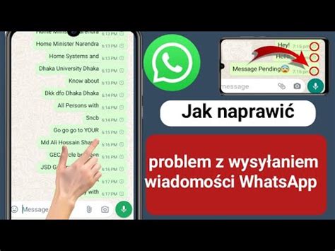 Jak Naprawi Problem Z Wysy Aniem Wiadomo Ci Whatsapp I Napraw