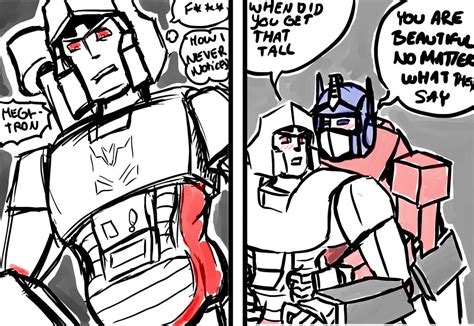 Chubby Megatron And Op By Transformersmix On Deviantart