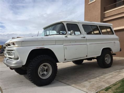 1961 Chevrolet Carryall Suburban 4x4427 Big Block Like A Blazer