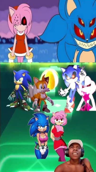 Super Sonic Prime Vs Sonic Exe Amy Exe Vs Sonic Female Amy Rose Exe X Coffin Dance Tiles Hop