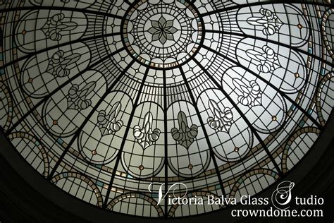 Classically Inspired Stained Glass Dome Angelica