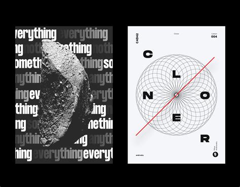 Everything & Nothing Poster Designs by Mitya Andrievskiy