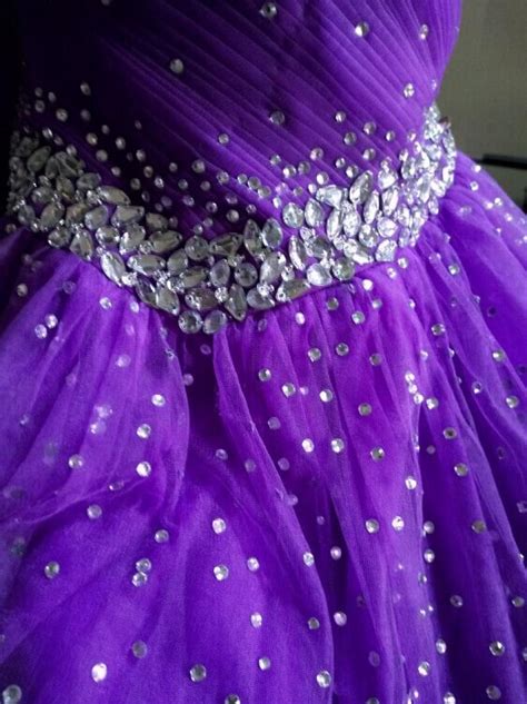 Glitter Sweetheart Beading Rhinestones Ruffles Tulle Royal Blue Prom Dress