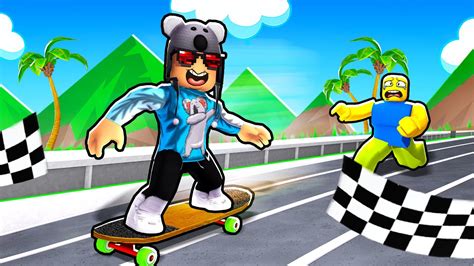 I M The Fastest Skate Rider In Roblox Skate Race Simulator Youtube